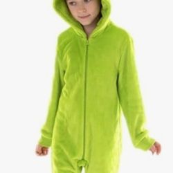 Disney Pixar Monsters Inc. Mike Cosplay Onesie Pajamas Costume Kids 7-8