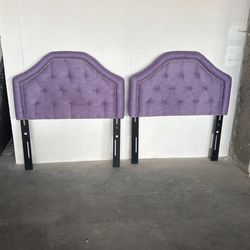 Twin Headboards In Purple