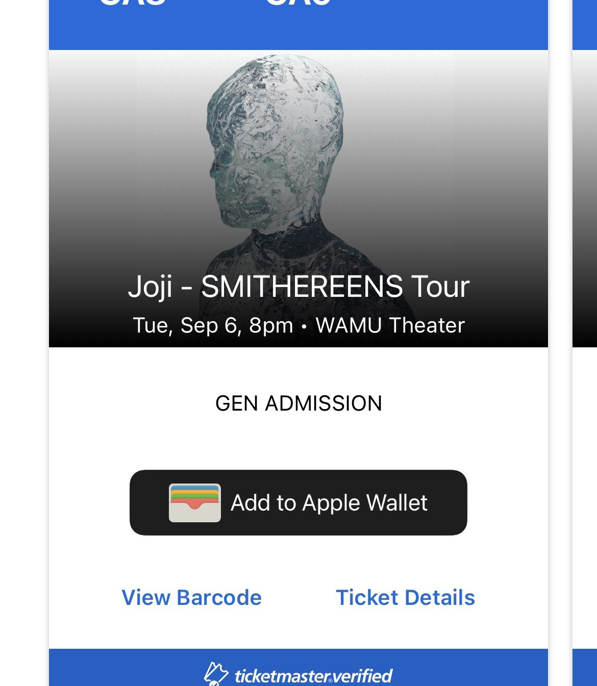 Joji Smithereens Tour @ WaMu September 6th 2022