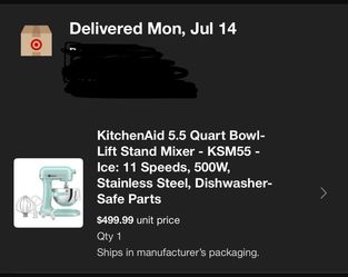 Kitchen aid mixer