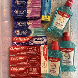 $3 NEW TOOTHPASTE MOUTHWASH $3 EACH 