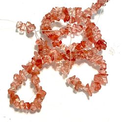 Lot Of Pink Tourmaline Nugget Beads