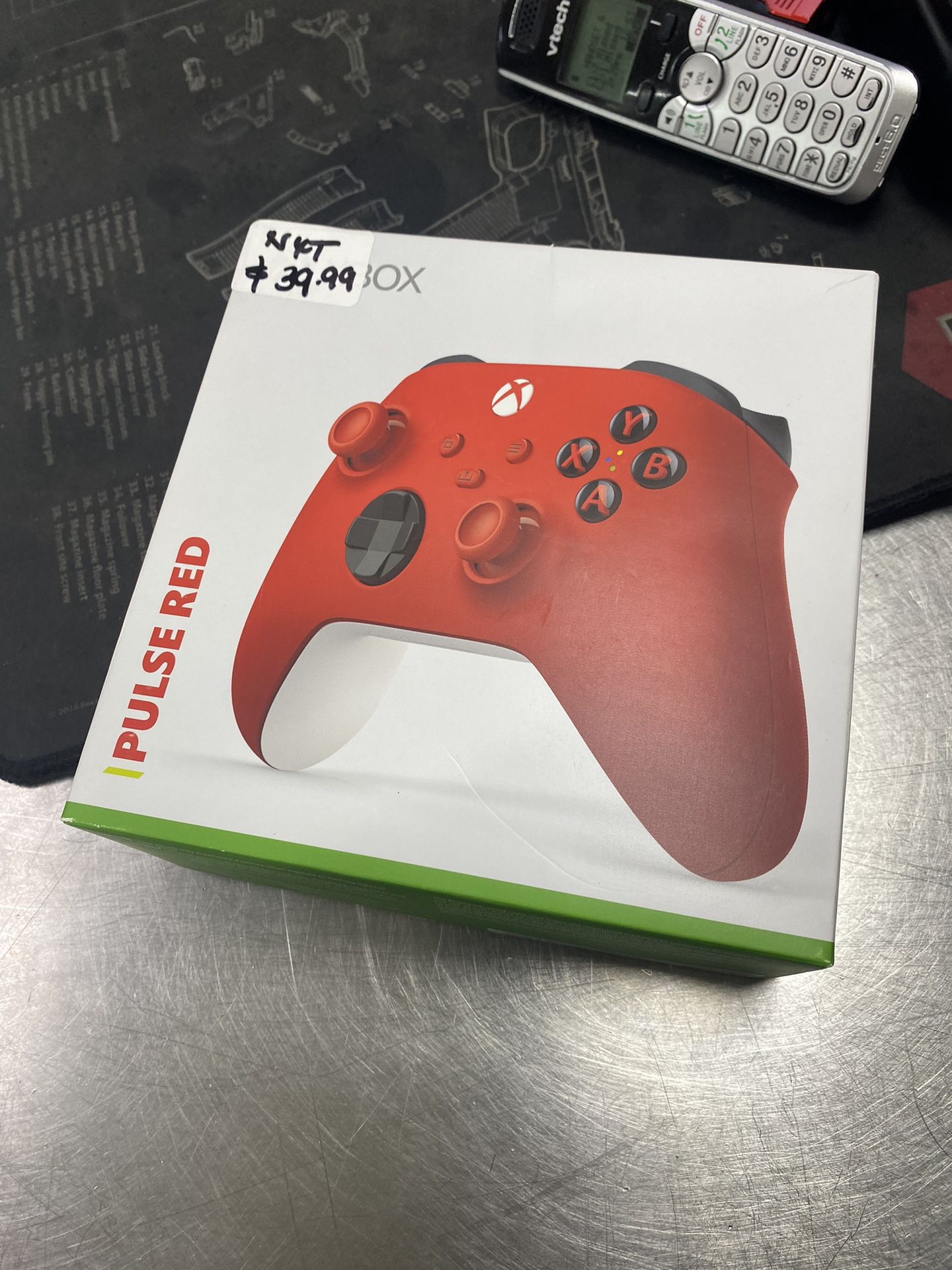 New Open Box Xbox Pulse Red Controller Wireless