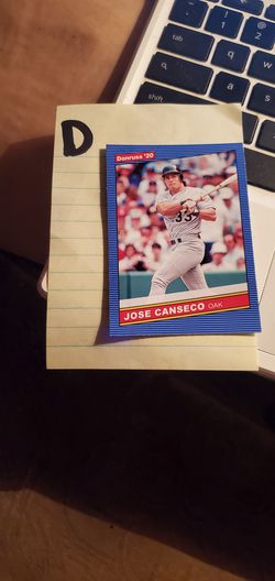 Jose canseco baseball card