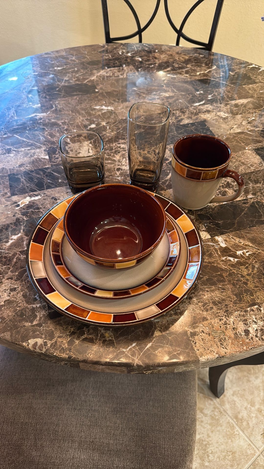 Complete Dishware And Drinkware Set