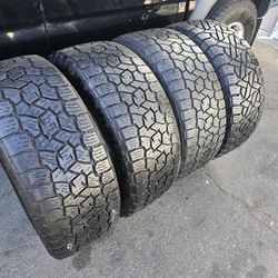 4 used tires 275 55r20 $200.00