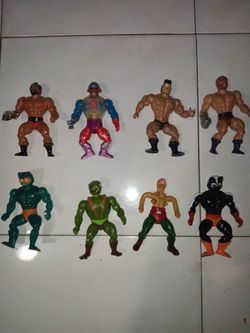 Mattel Masters of the Universe Vintage Mixed Lot 8 Action Figures 1980s