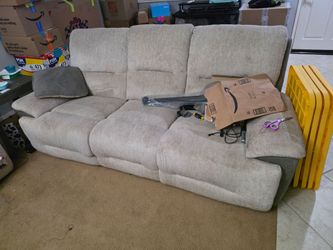 Power Reclining Couch and Love Seat