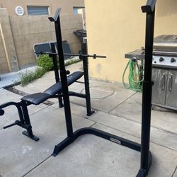 Bench Press And Squad Rack