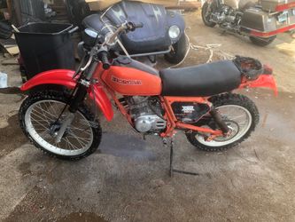 79 Honda XR 185, only 895 miles, runs good