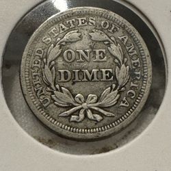 1856 Liberty Seated Dime (Lg Date)