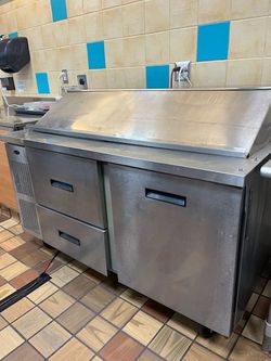 Commercial Stainless Steel Refrigerated Prep Table