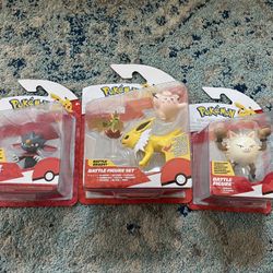 Jazwares Pokemon Battle Figure Lot 