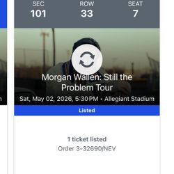 Morgan Wallen-Still The Problem Tour