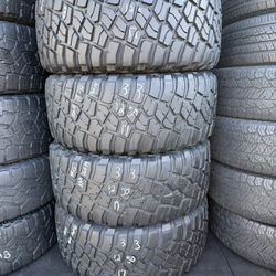 Set Of 4 Used BFGoodrich KO2 MT LT33/12.50/R17 285/70/R17