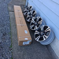 Used rims ,tires and new in box steps board