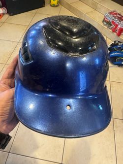 Rawlings Baseball 2 tone blue and black helmet