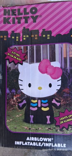 Hello Kitty Blow Up Decor Halloween