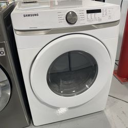 Samsung White 7.5 Cu. Ft. Electric Dryer With Sensor Dry