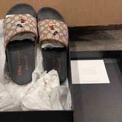 Coach Women's Disney Mickey Mouse Sport Slides