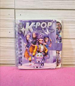 KPop Demon Hunters Huntrix Girls Mini Spiral Notebook
