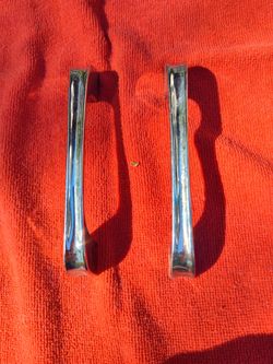 Chrome Door Pull Handles Pair