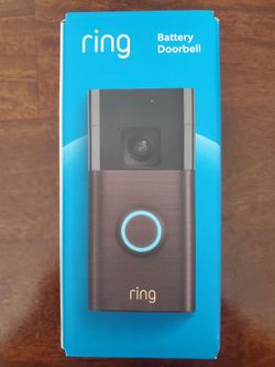 Ring Battery Doorbell ( Brown, Newest Model )