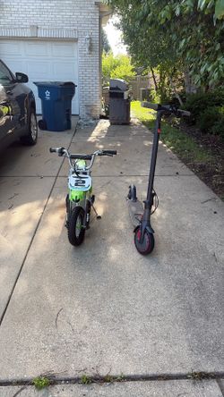E SCOOTER AND SX 350 MCGRATH BOTH ELECTRIC