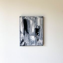 Original Abstract Acrylic Canvas Painting 