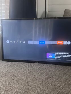 TV with wall mount