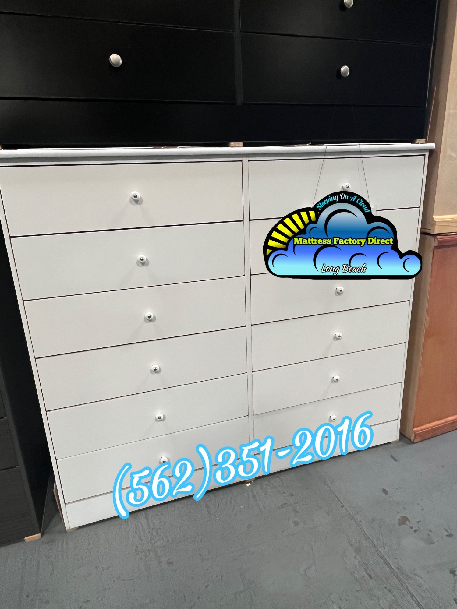 White 12 Drawer Dresser Blanco Chest Nuevo New Cajonera 