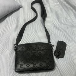 LV Messenger Bag and Wallet 