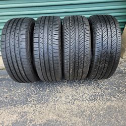 235 55 17  2 tires Michelin and 2 general