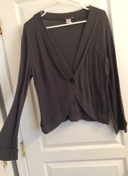 Grey cardigan