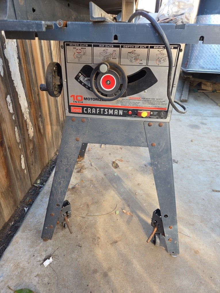 Sears Craftsman Table Saw