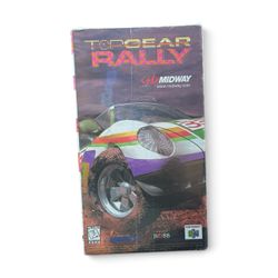 Vintage NEW and SEALED VHS 1997 N64 Nintendo 64 TOP GEAR Rally Promo Midway