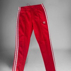 Adidas Track Pants Red Size Medium 