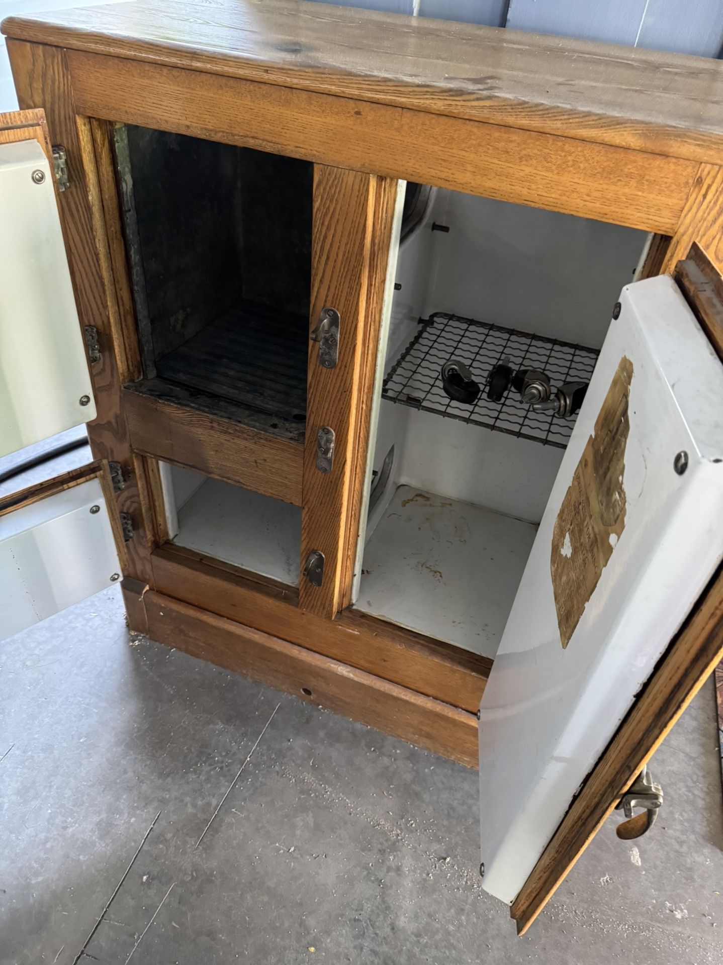 Antique Oak Ice Box