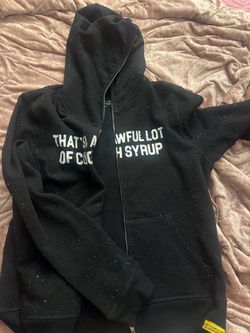 Black large sweater That’s awful lot bought syrup