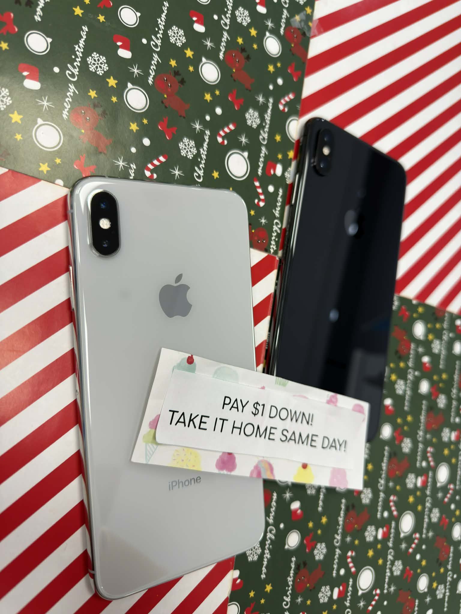 Apple iPhone XS Max - Pay $5 DOWN AVAILABLE - NO CREDIT NEEDED