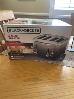 Black + Decker 4 Slice Toaster 