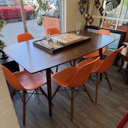 Dinner Table Six Chairs 