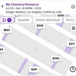 My CHEMICAL romance Tickets