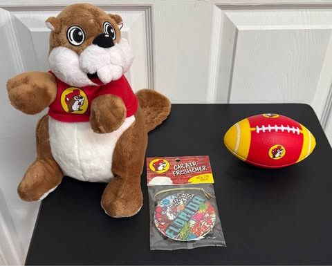 Bucees Buc-ees Plush Air Freshener and Ball $7 for All 