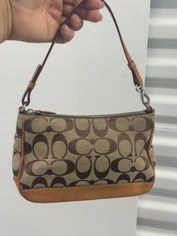 Coach khaki brown bag
