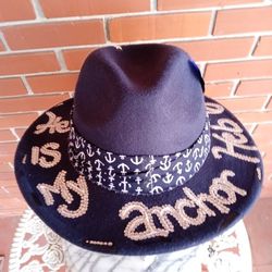 Heb 6:18 Handmade Fedora Hat
