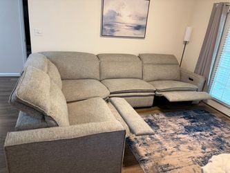 Couch- Sectional Recliner - Gray