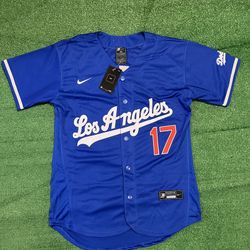 Los Angeles Dodgers Shohei Ohtani New Blue In Game Jersey