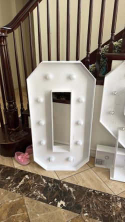 3ft Marquee light up numbers for party. 2026