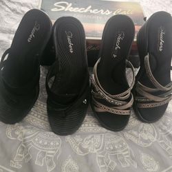 2 Pairs Of Memory Foam Sketchers, Size 8